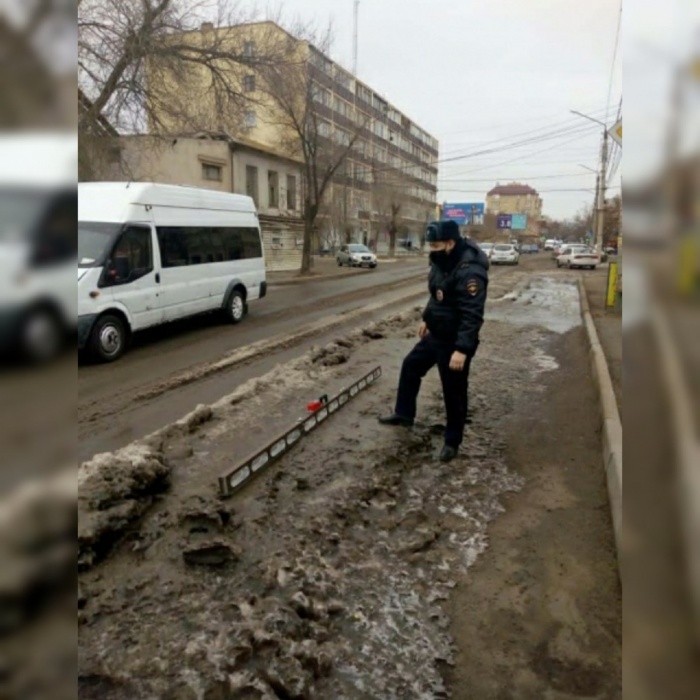 Полиция выдала Астрводоканалу предписание за происходящее на дорогах города