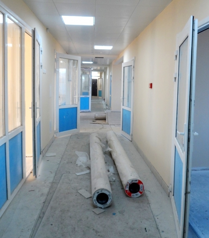 В астраханской инфекционной больнице идет капитальный ремонт
