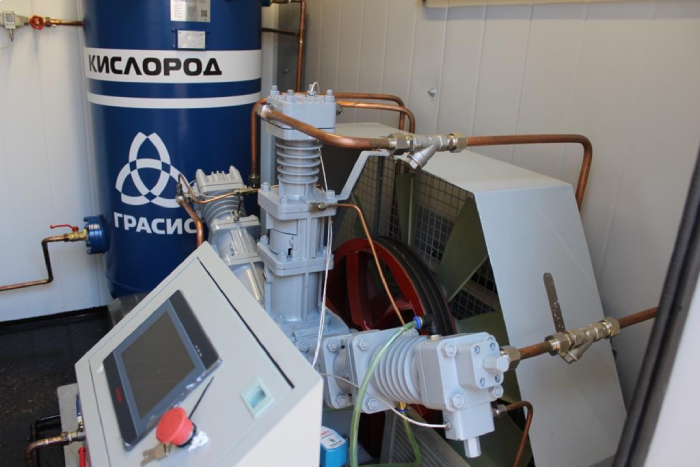 В Ахтубинской районной больнице установили кислородную станцию