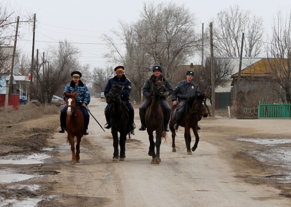 В Астраханской области возобновила свою работу конная полиция
