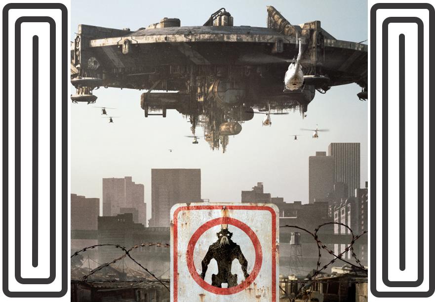 Астраханцы с городской набережной наблюдают высадку инопланетян