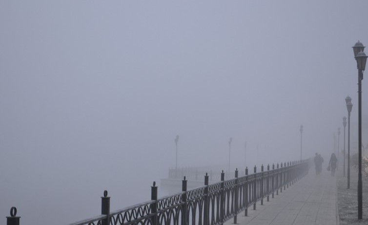 Туман накроет Астрахань ночью и утром