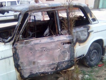 Под Астраханью сгорел еще один грузовик