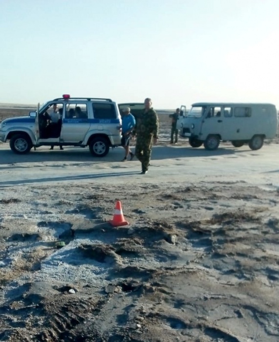 Серьезная авария у озера Баскунчак в Астраханской области.  Есть пострадавшие