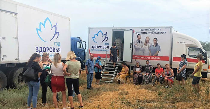 Поезд здоровья направляется в Енотаевский район 