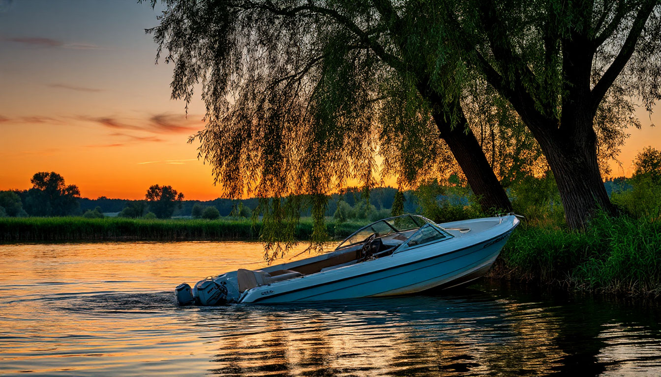 Лодочник пострадал при столкновении судна с деревом под Астраханью