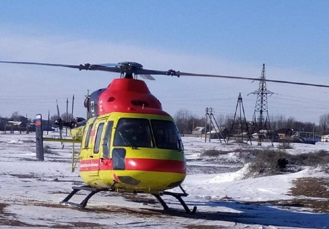 После катания на тюбинге астраханского подростка экстренно эвакуировали вертолетом
