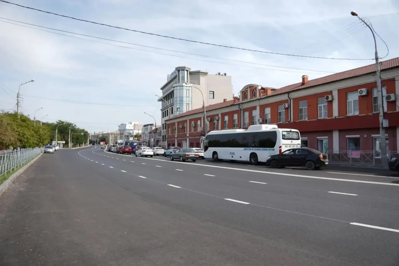В Астрахани завершается ремонт одной из самых протяженных магистралей