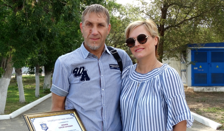 Двое астраханцев своими силами задержали преступника