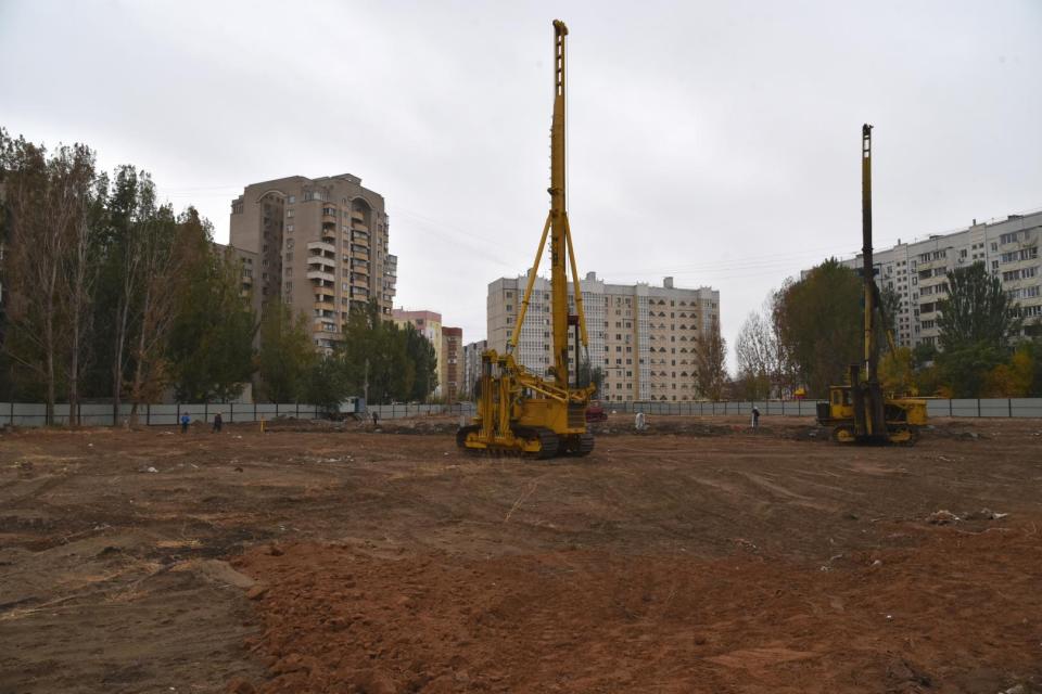 В микрорайоне Бабаевского строят детский сад