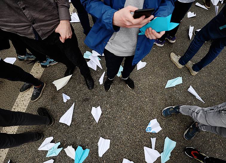 В Москве прошел митинг в поддержку заблокированного Telegram