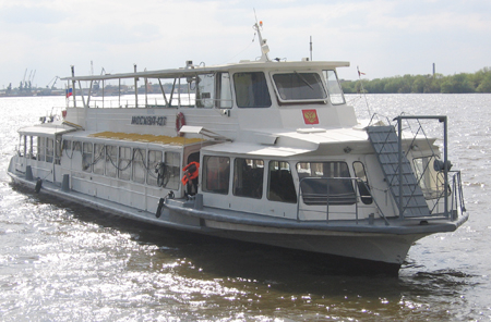 В Астрахани снова вышел на рейс теплоход «Москва-169»