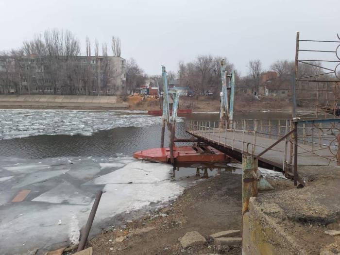 Понтонную переправу через Серебряную Воложку планируют восстановить к концу лета