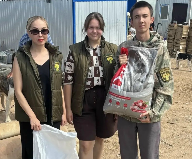 Сотрудники Росприроднадзора помогли астраханскому приюту, попавшему в отчаянное положение