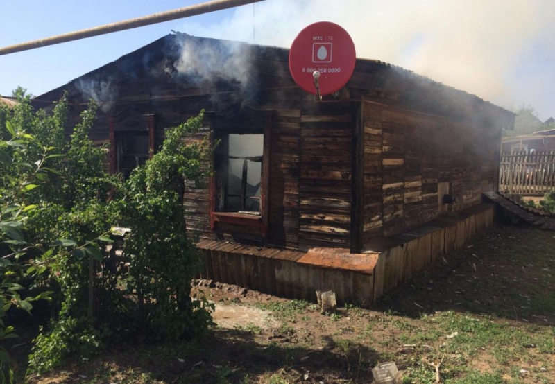 В День Победы в Астраханской области сгорел жилой дом