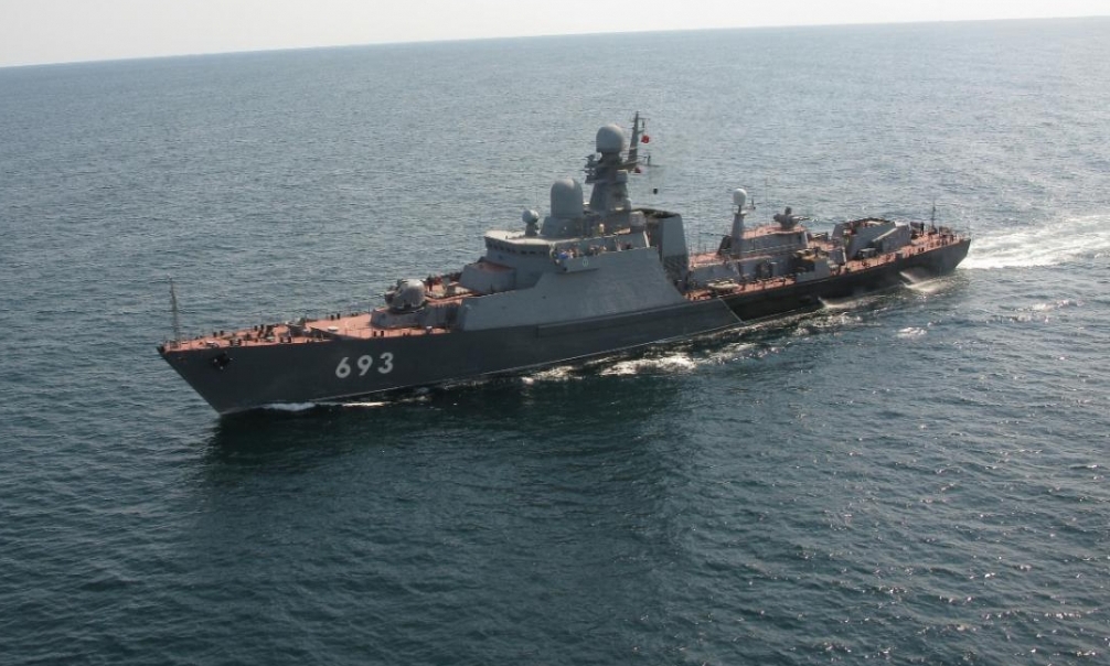  Каспийская флотилия отразила удары воздушного "противника"