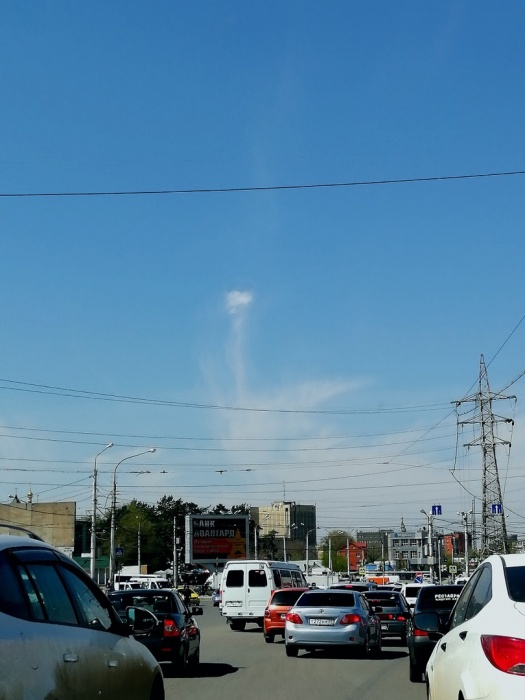 Астраханцы на небе увидели прекрасное