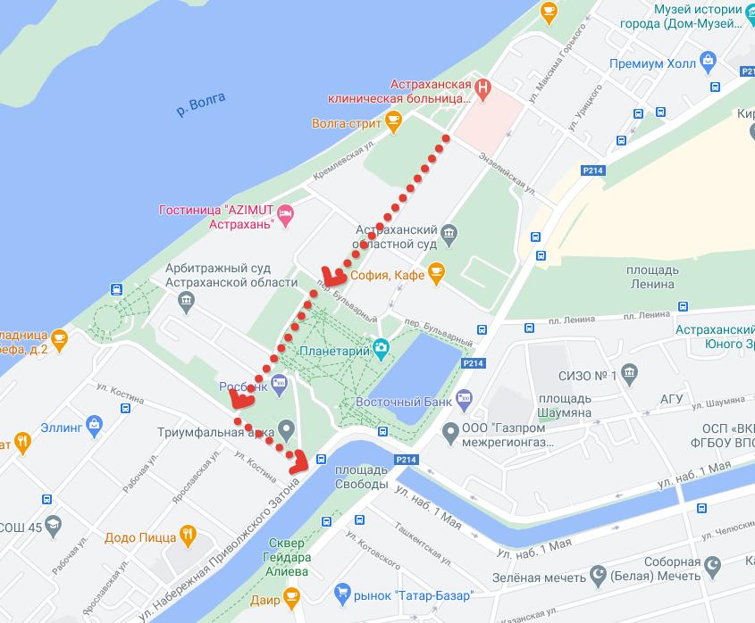 Новый срез за Лебединым озером в Астрахани планируют построить через пару лет 