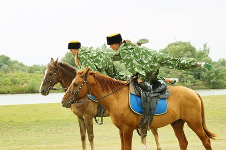 Под Астраханью прошли Казачьи сборы. Фотоотчет