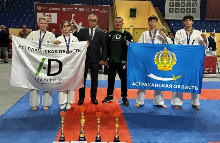 Астраханские каратисты выиграли 4 медали на летней Спартакиаде учащихся России
