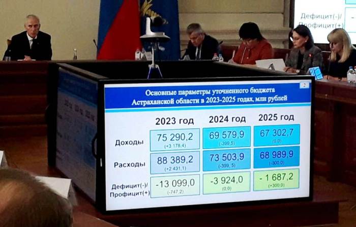 На заседании регионального кабмина приняли новые параметры бюджета Астраханской области 