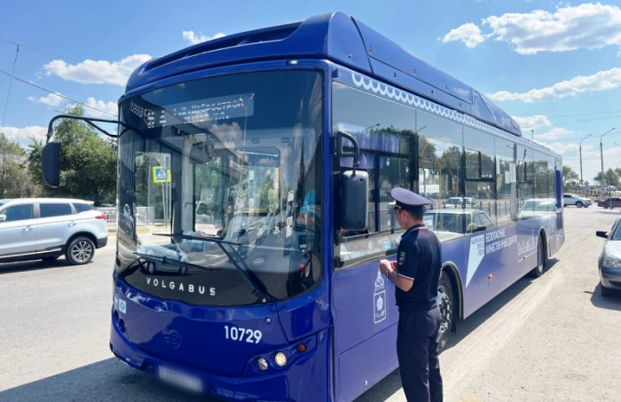 При проверке пассажирского транспорта астраханская полиция обнаружила 64 неисправных автобуса, выпущенные на линию