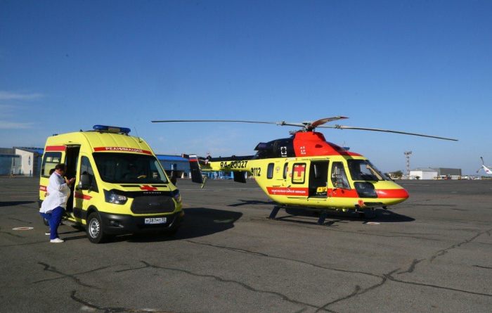 За последние два месяца астраханская санавиация оперативно перевезла более 100 человек