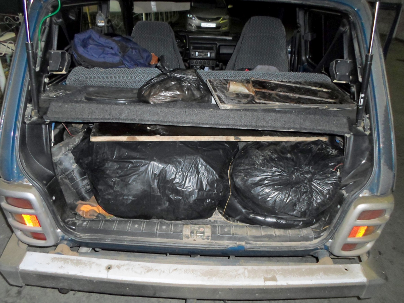 В "Ниве" астраханца полицейские нашли рыбу с марихуаной