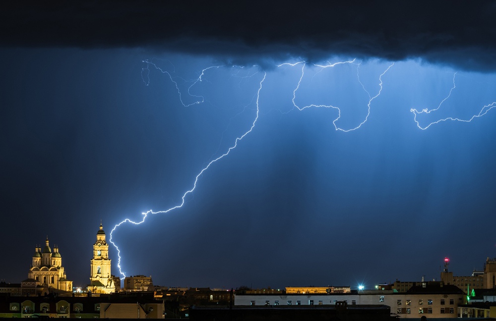 Фото дня: гроза над Астраханью