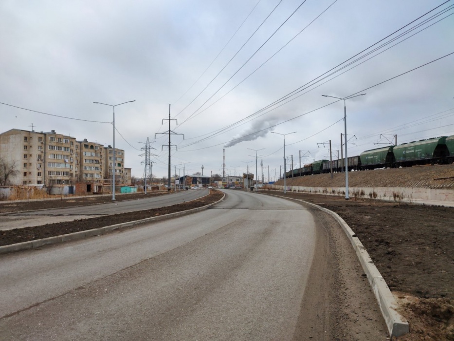 Новая дорога между Куликова и Спутником в Астрахани открыта
