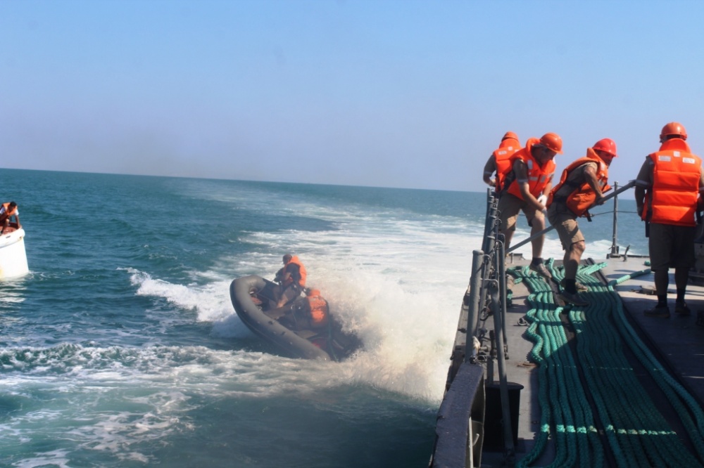 Экипаж Каспийской флотилии занял второе место в международных состязаниях «Кубок моря-2019»