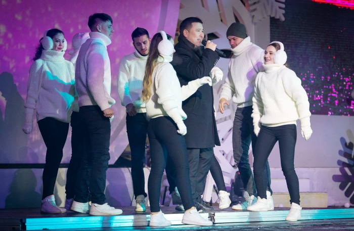 В Астрахани  новогодние каникулы завершатся в выходные дни праздничными концертами в кремле