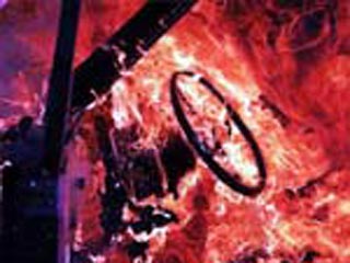 Ночью в Астраханской области подожгли «Газель»