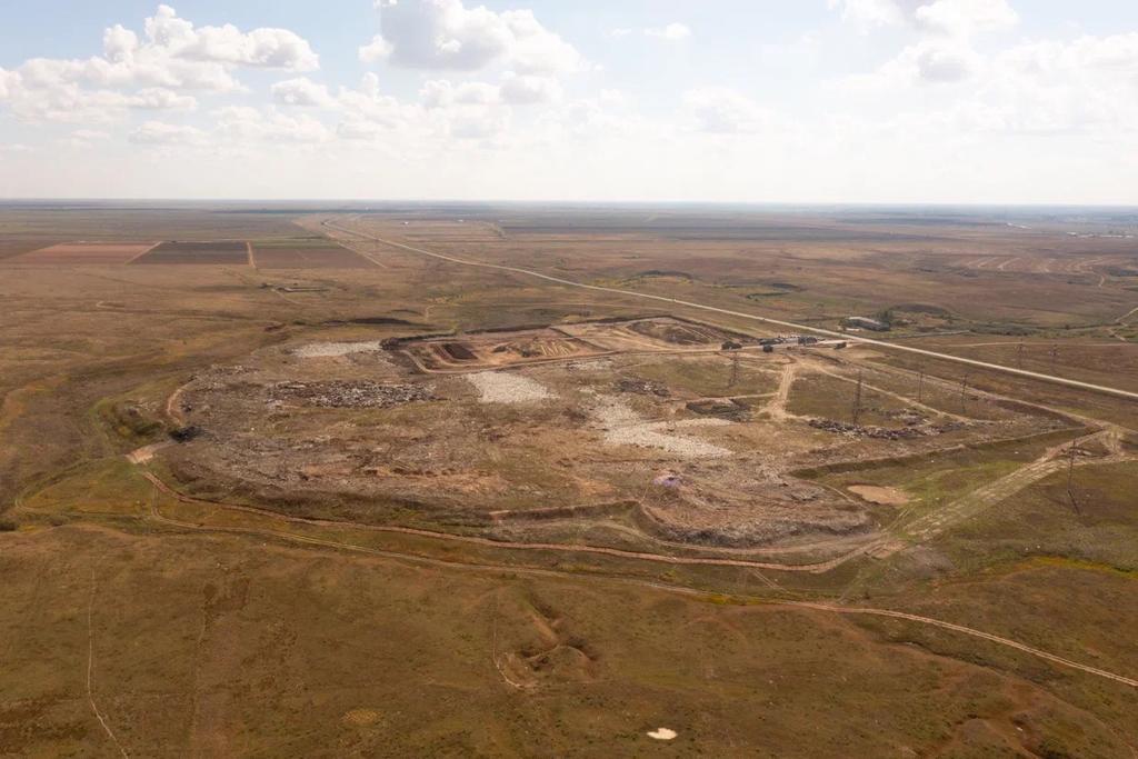 Рекультивация громадной астраханской свалки продолжается