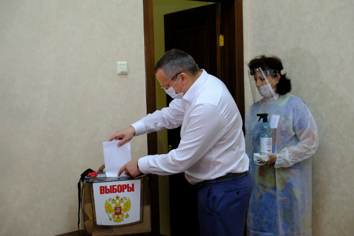 Игорь Мартынов принял участие в общероссийском голосовании