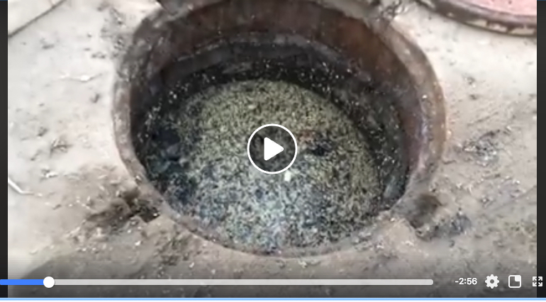 Астраханскую канализацию захватила фекально-жировая масса