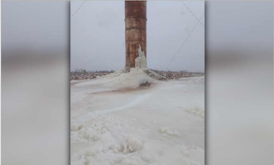 В астраханском селе разваливается единственная водонапорная башня 