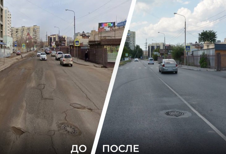 Было – стало: Игорь Бабушкин наглядно показал, как изменились улицы Астрахани после ремонта по БКД