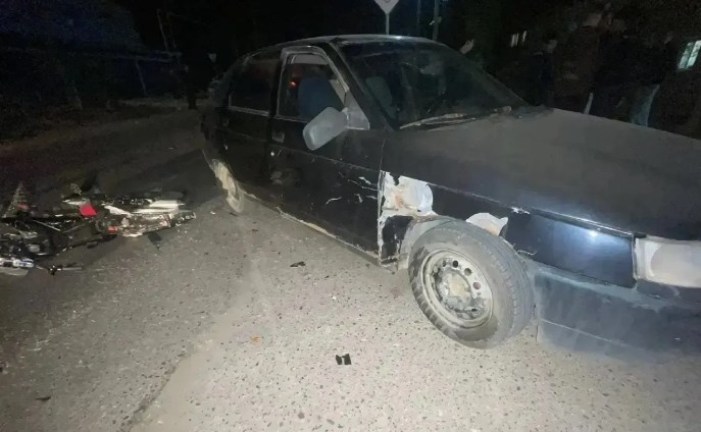 В поселке под Астраханью сбили юного мопедиста
