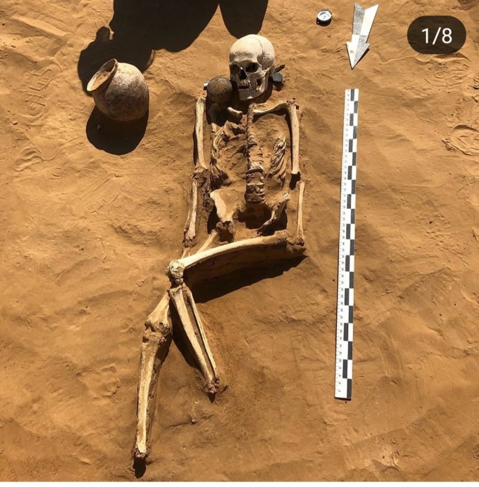 Астраханские археологи нашли новое захоронение - сарматского мужчину