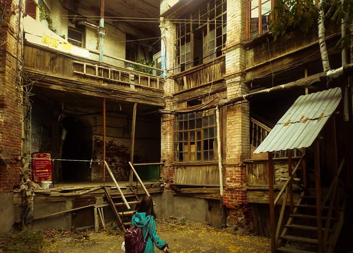 Ностальгия: каким был двор уничтоженного при пожаре дома по ул. Советской