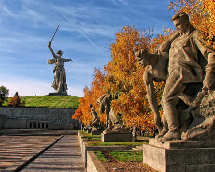 На Мамаевом кургане прогремели выстрелы