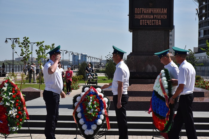 В Астрахани отмечают День пограничника