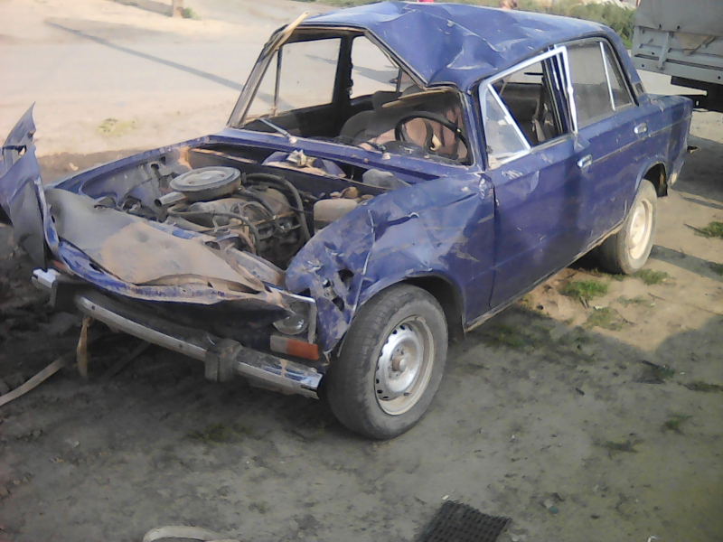 В Астраханской области опрокинулся автомобиль: водитель был пьян