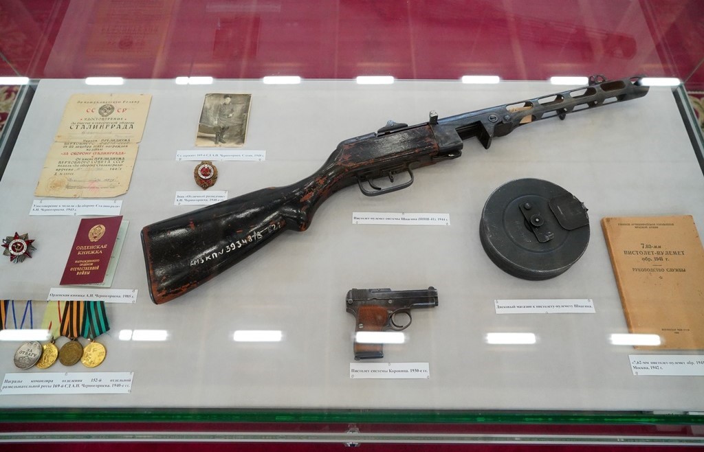 Выставка «Возрожденная в Астрахани. 169-я стрелковая дивизия в боях за Родину» открылась в Цейхгаузе