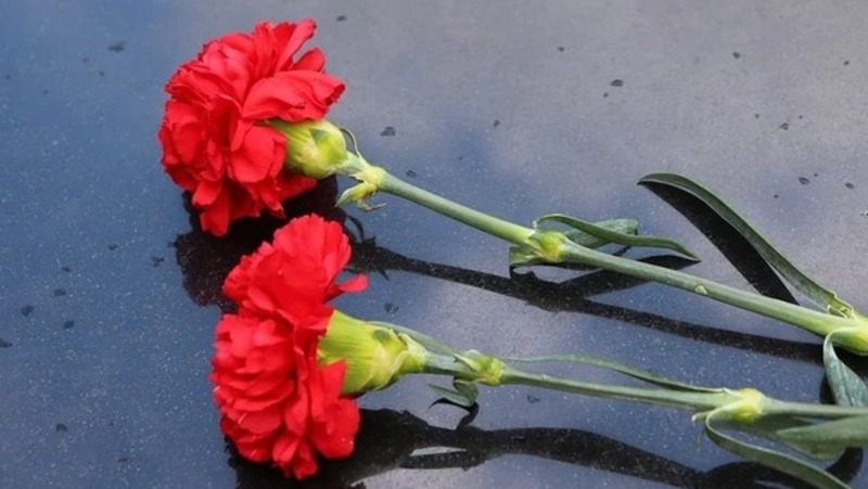 На севере Астраханской области простились еще с одним бойцом, погибшим на Донбассе