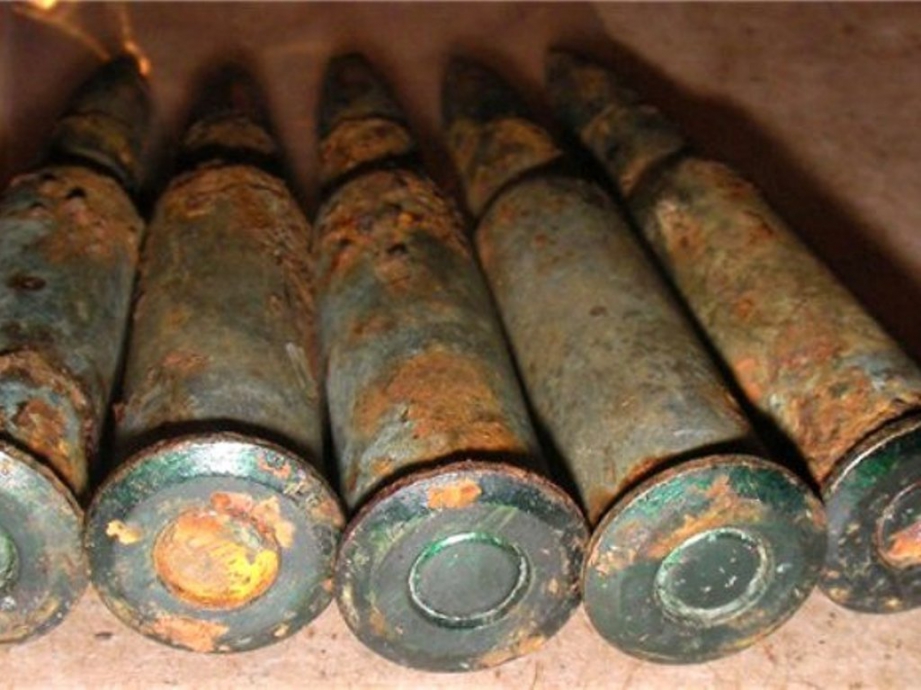 В Астраханской области обнаружены боеприпасы времён ВОВ
