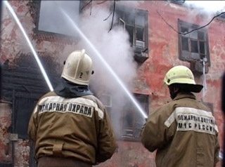 Под Астраханью сгорел дом