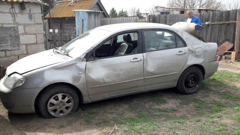 Под Астраханью опрокинулась иномарка: пассажир госпитализирован