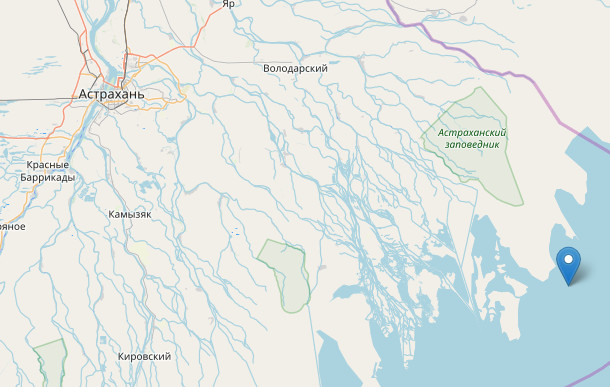 Пропал еще один рыбак в Астраханской области